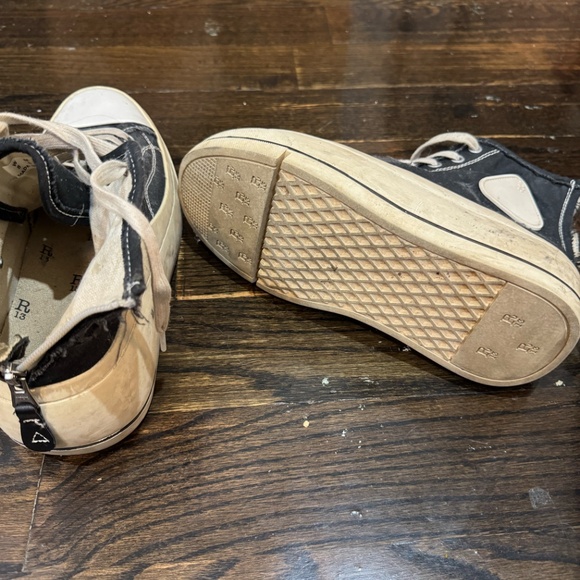 R13 HIGHTOP SNEAKERS Size 8 - Picture 4 of 4